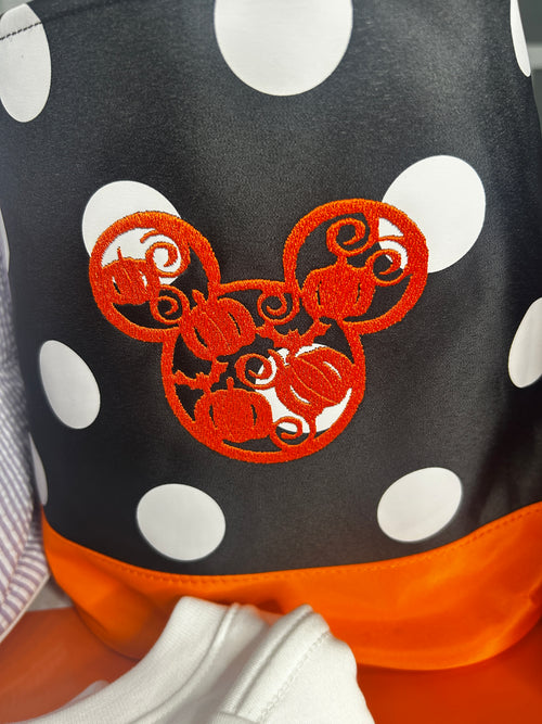 Polka Dot Halloween Buckets