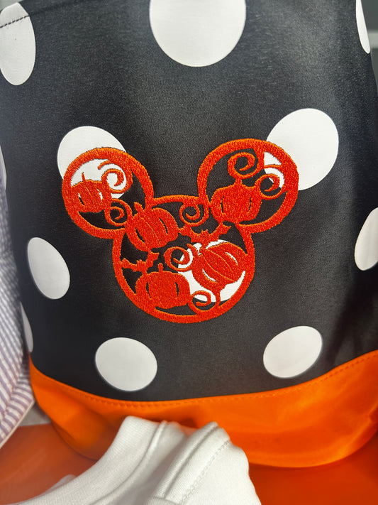 Polka Dot Halloween Buckets