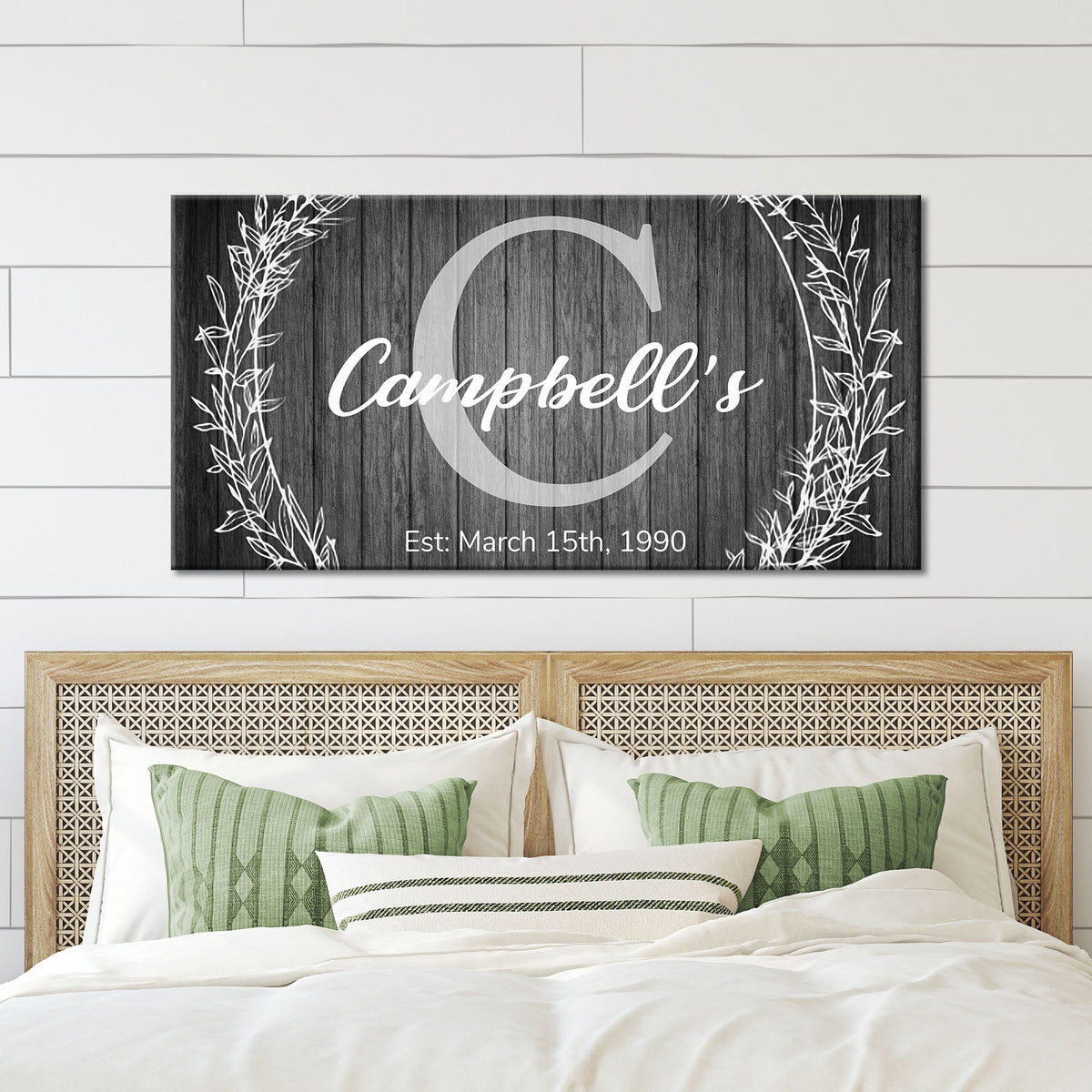 Family Name Sign -  Monogram Sign